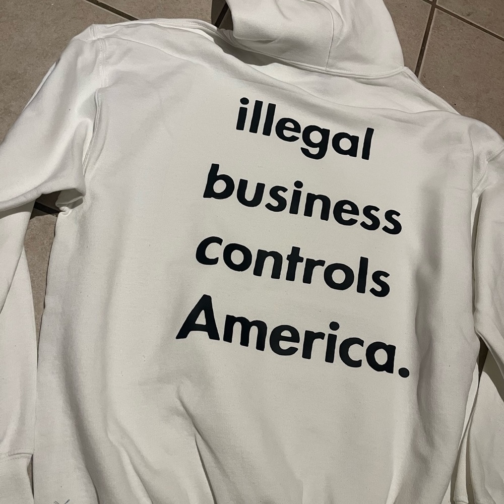 Illegal Business Controls America Hoodie